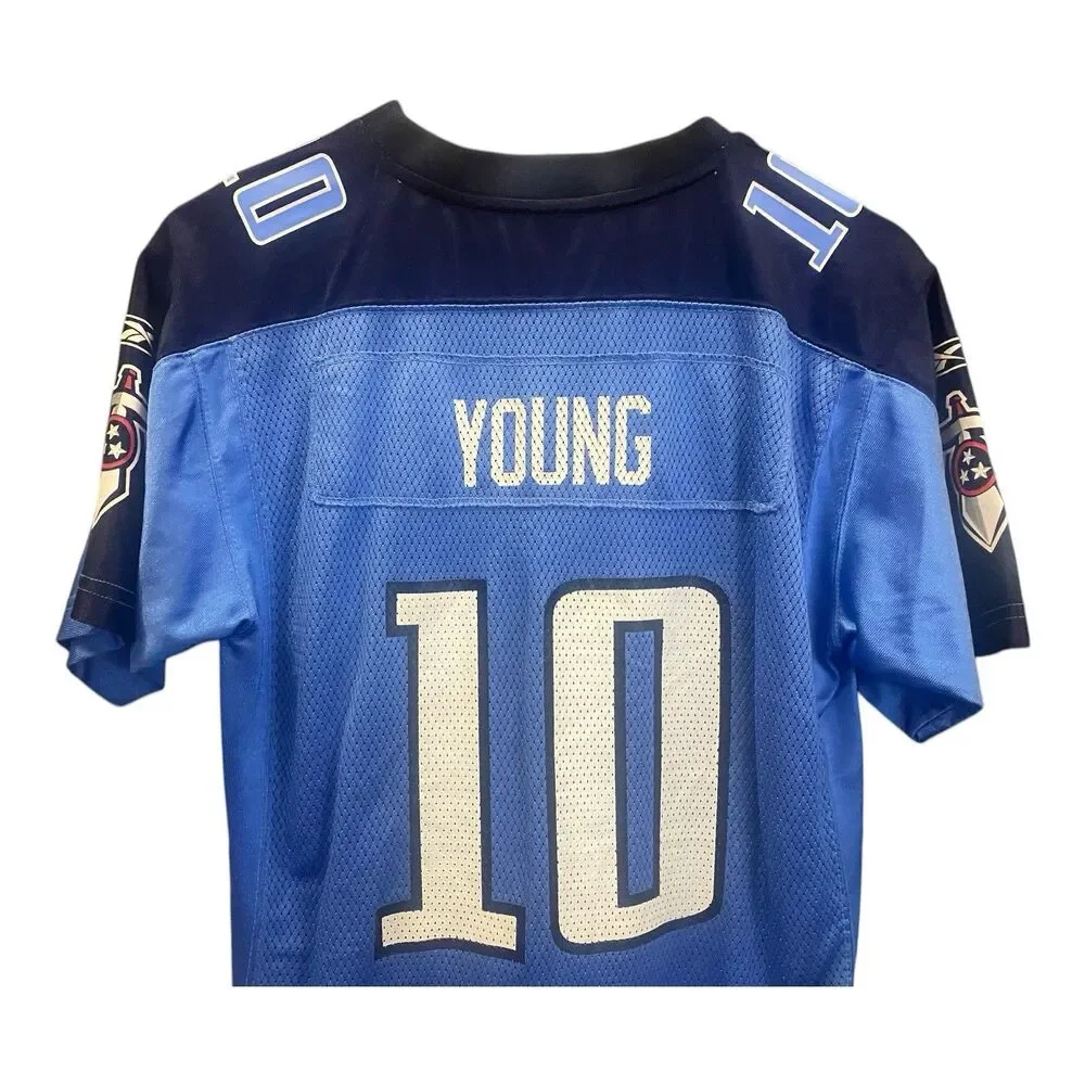 Vince Young Tennessee Titans Reebok #10 NFL Equipment Youth XL